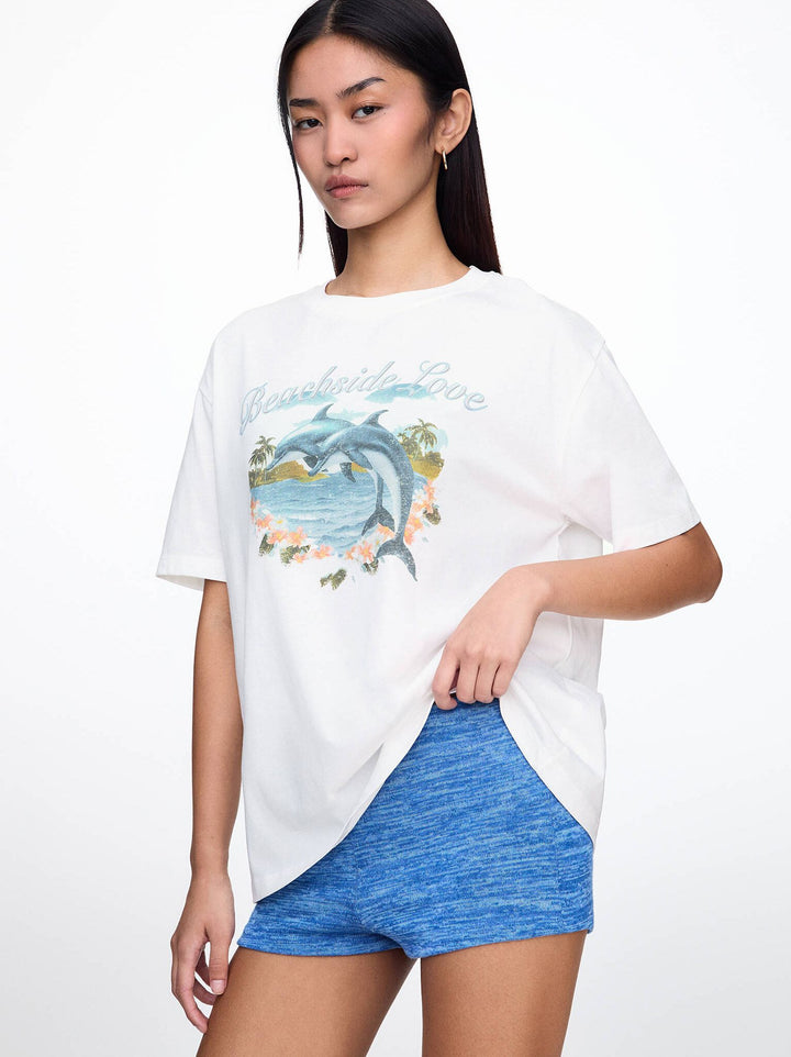 Moudda PULL & BEAR - Body Illustration Dauphins - Tunisie 5