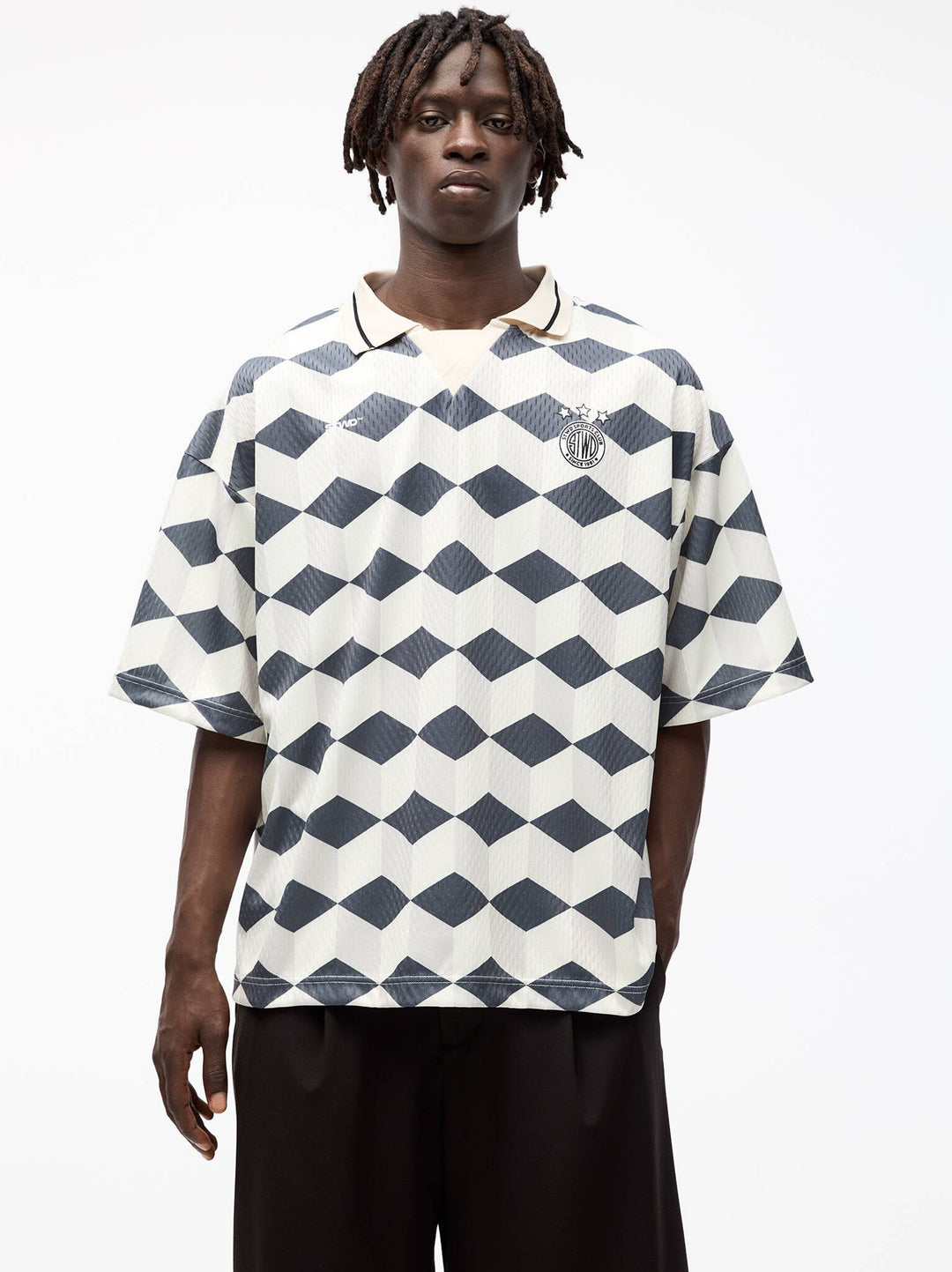 Moudda PULL & BEAR - T-Shirt Football Demi-Manches Géométrique STWD - Tunisie 7