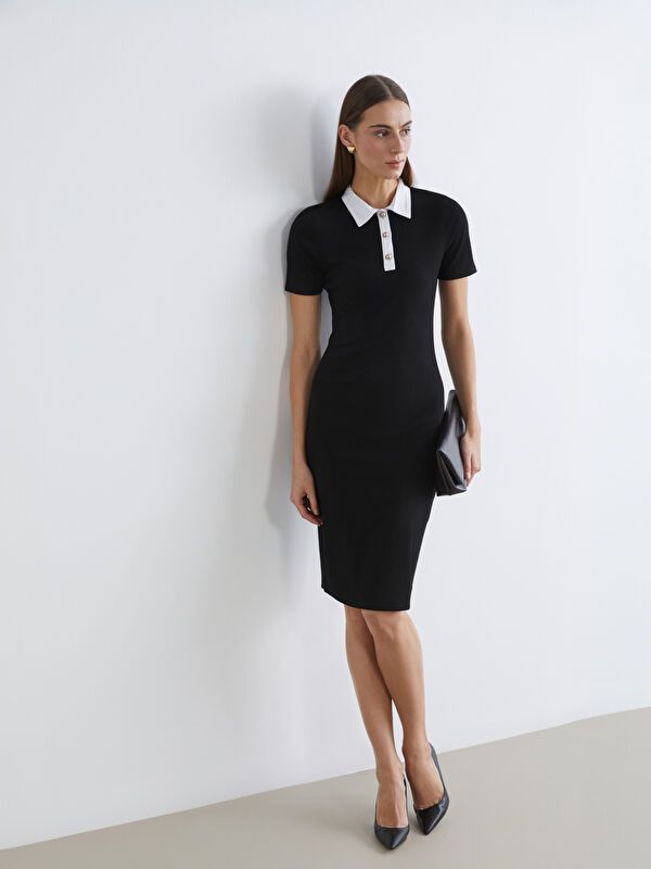 Moudda LC Waikiki - Robe maternité en jersey manches courtes pour Femme - Tunisie 1