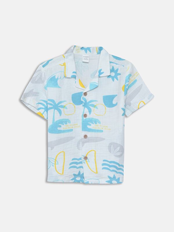Moudda LC Waikiki - Chemise manches courtes en tissu pour Garçon - Tunisie 1