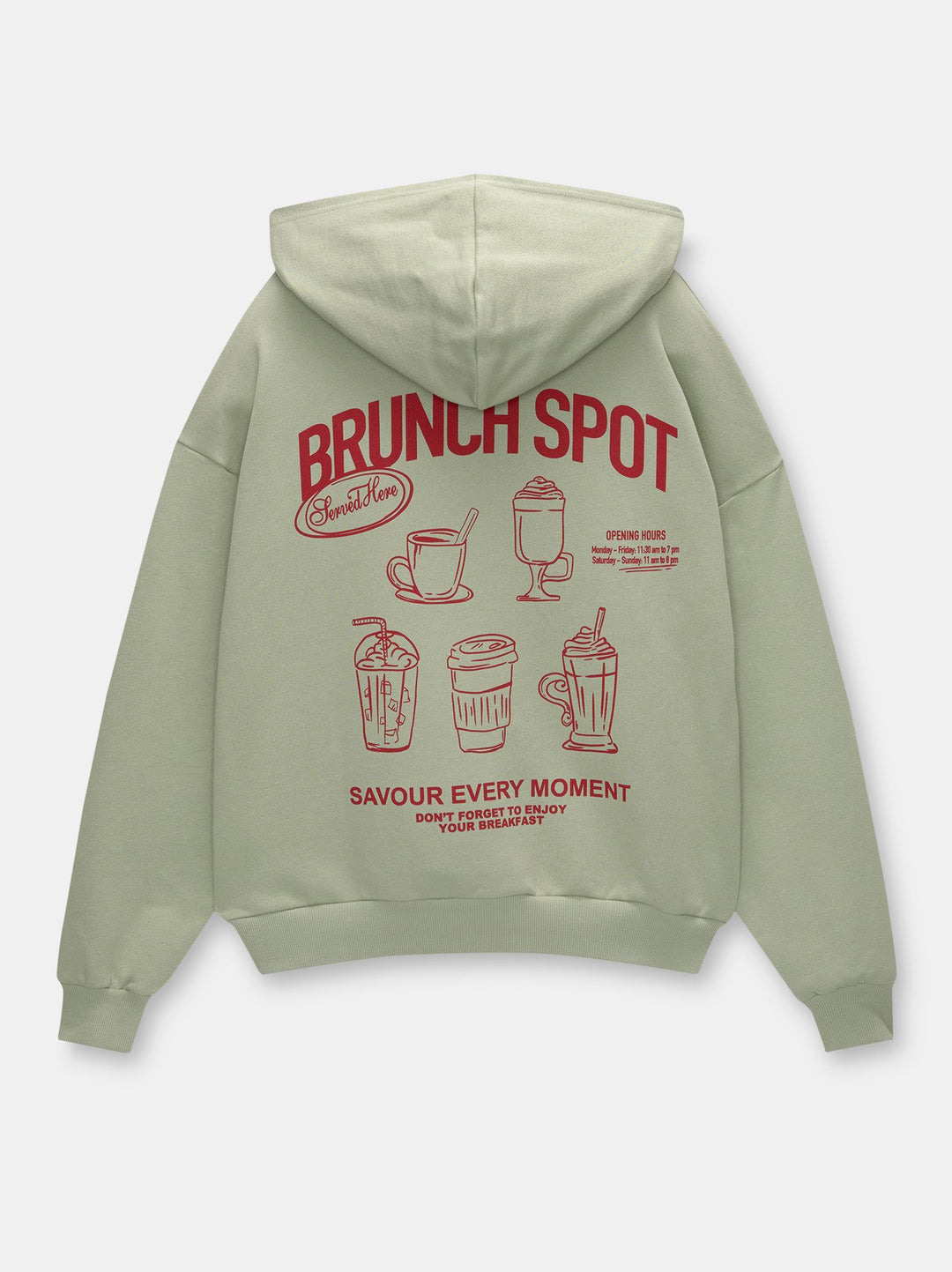 Moudda PULL & BEAR - Sweat à Capuche Pacific Brunch - Tunisie 1