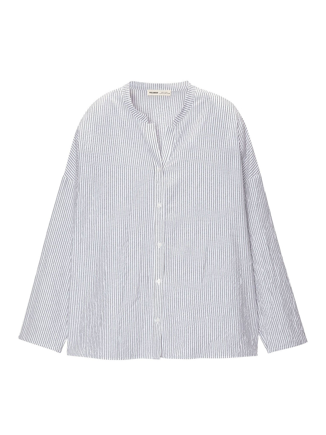 Moudda PULL & BEAR - Chemise Oversize Col Mao - Tunisie 6