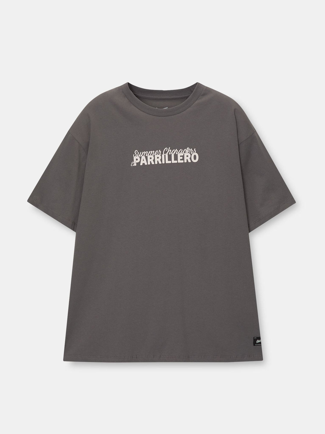 Moudda PULL & BEAR - T-Shirt Demi-Manches Summer Characters Gris - Tunisie 1
