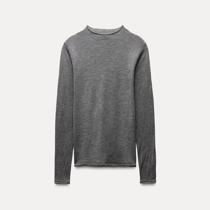 Moudda ZARA - Pull top col bateau ultra-fin 70% laine 30% soie - Tunisie 1