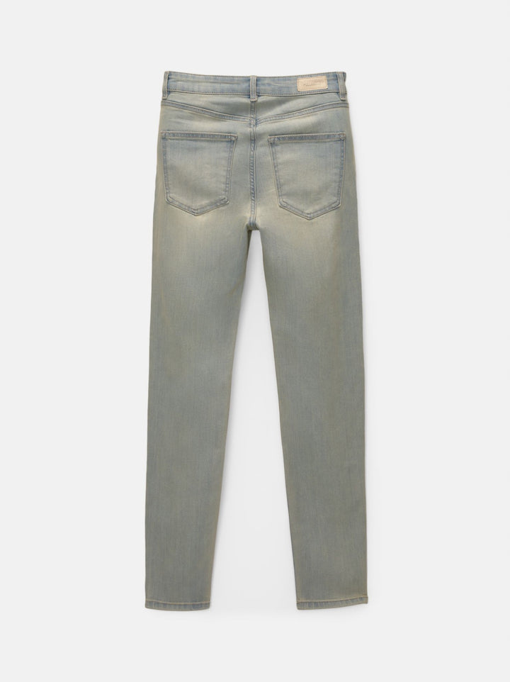 Moudda PULL & BEAR - Pantalon Skinny Taille Haute Blanc - Tunisie 1