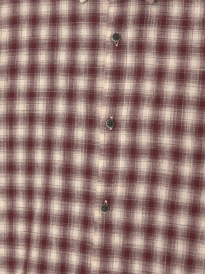 Moudda PULL & BEAR - Chemise Manches Longues Rustic Mini Check - Tunisie 4