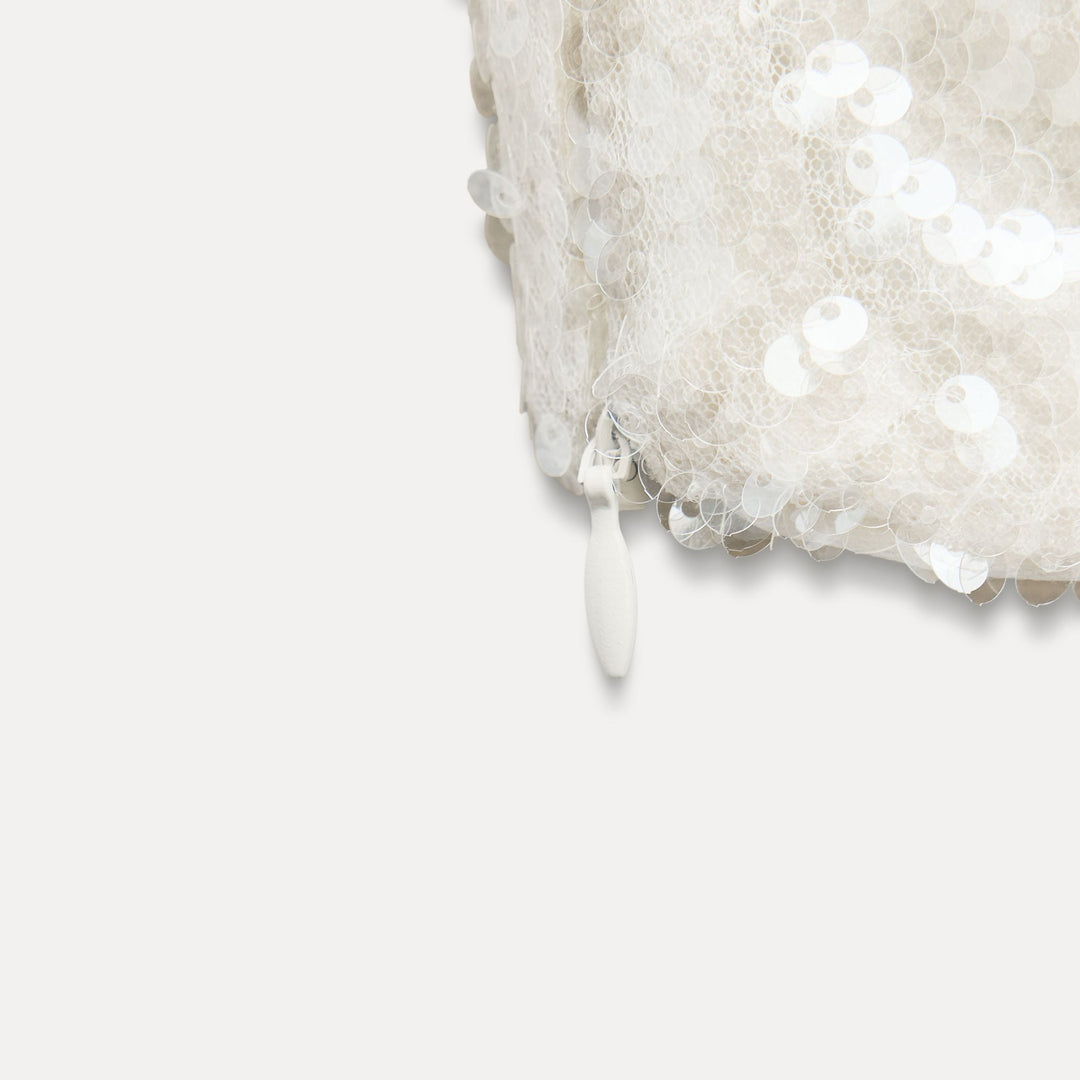 Moudda ZARA - Top col licou pailleté fleur centrale - Tunisie 5