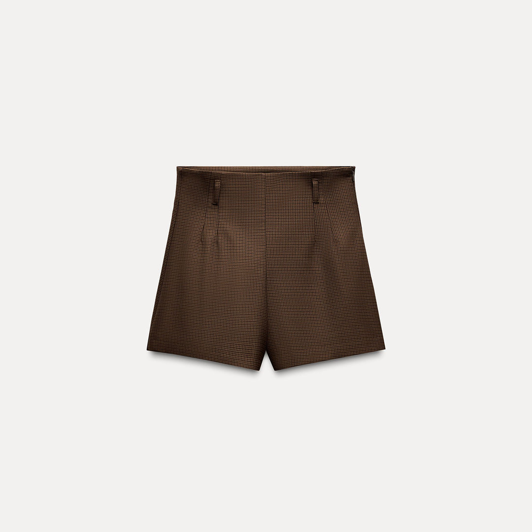 Moudda ZARA - Short taille haute carreaux - Tunisie 2
