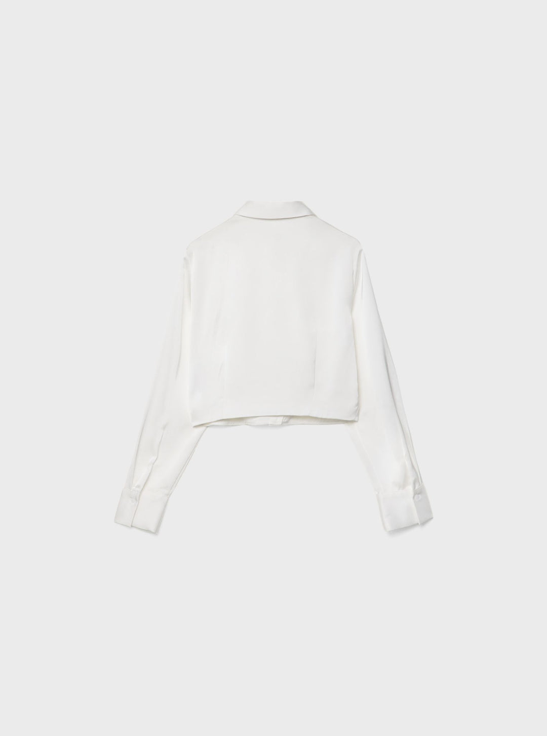 Moudda STRADIVARIUS - Chemise en Satin Basique Courte Froncée - Tunisie 3