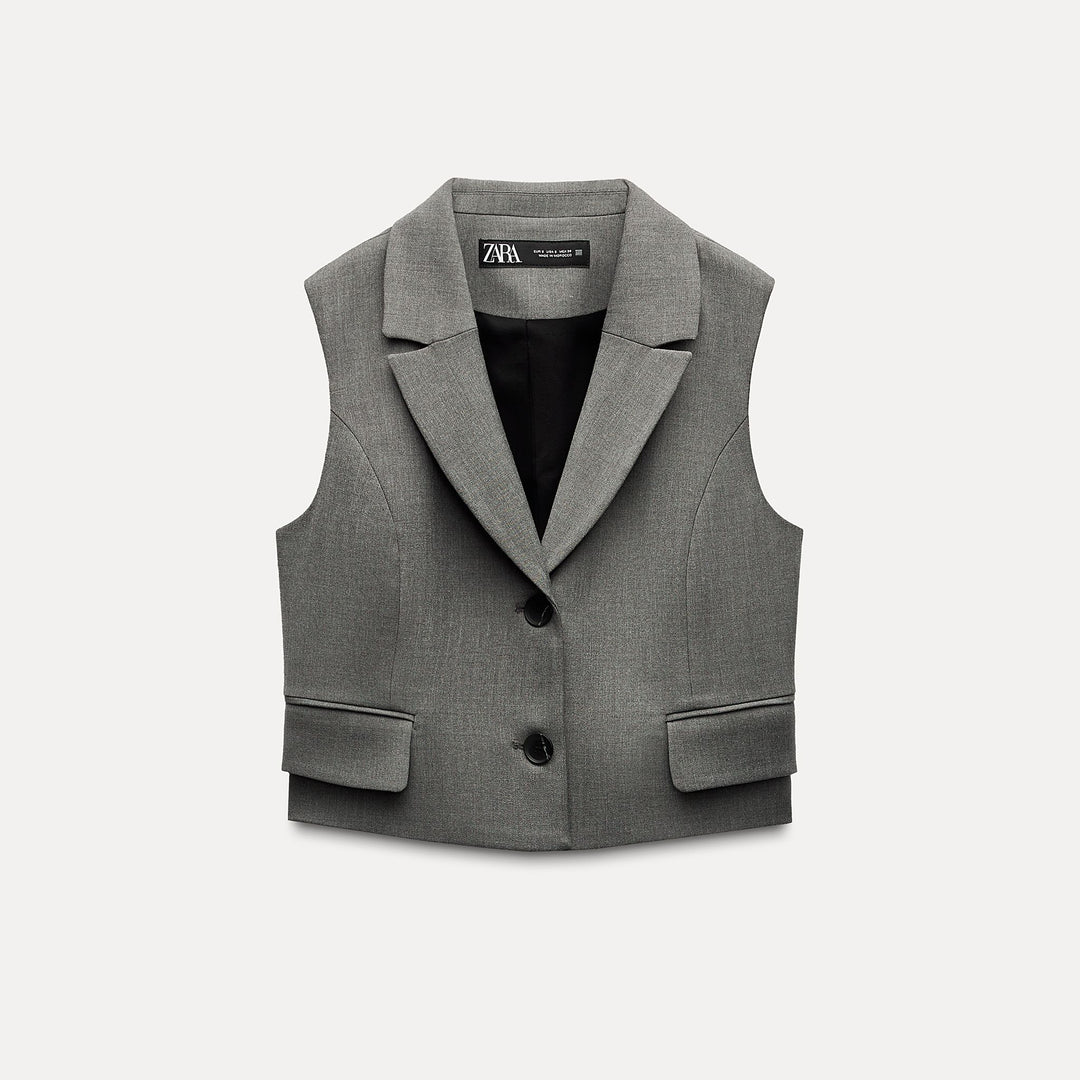 Moudda ZARA - Set gilet revers patte boutonnée - Tunisie 2