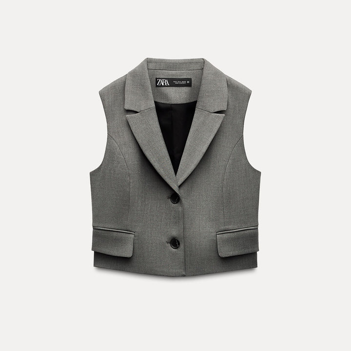Moudda ZARA - Set gilet revers patte boutonnée - Tunisie 2