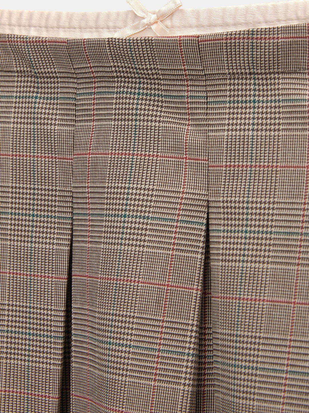 Moudda PULL & BEAR - Mini Jupe à Carreaux Plis Combinée Satin - Tunisie 3