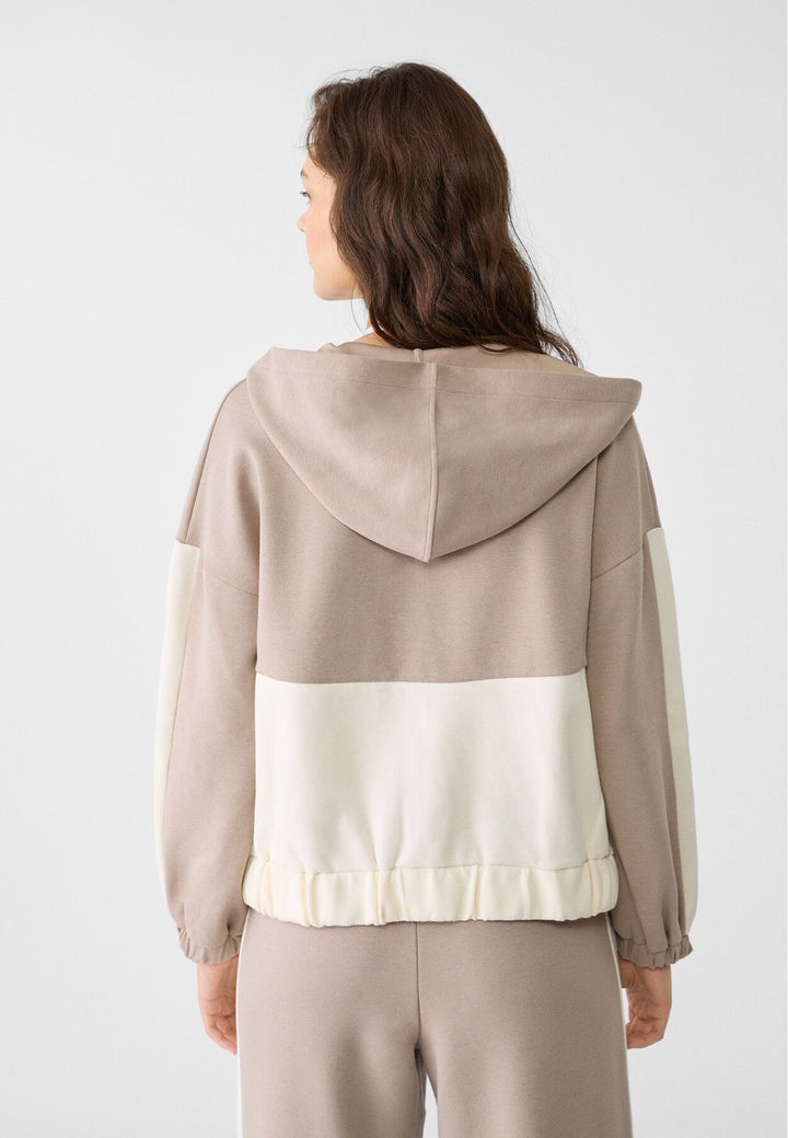 Moudda STRADIVARIUS - Sweat Sport à Capuche à Fermeture en Piqué - Tunisie 5