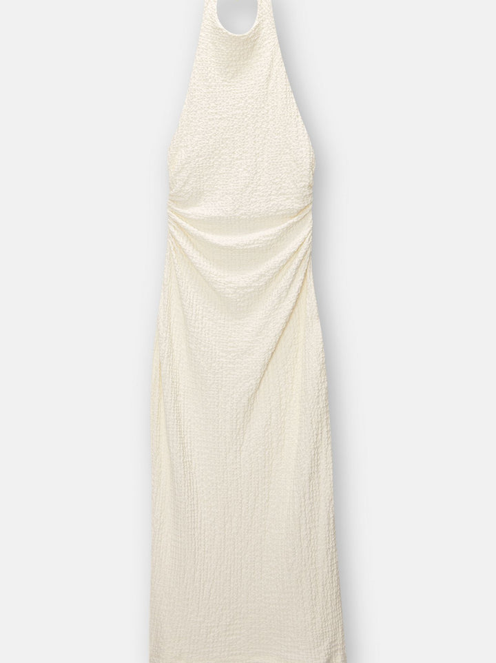 Moudda PULL & BEAR - Robe Midi Halter Texturé - Tunisie 2