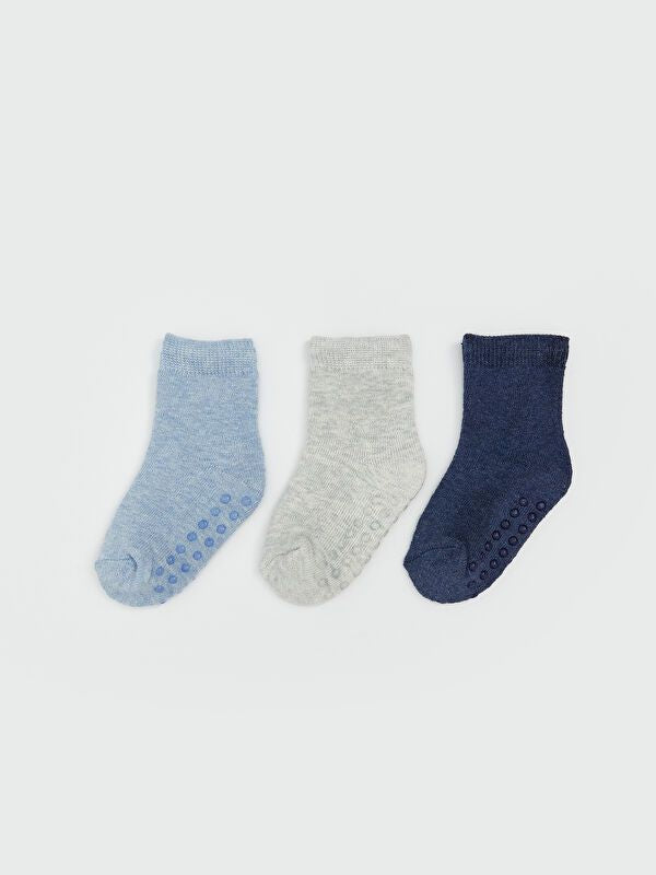 Moudda LC Waikiki - Chaussettes courtes Garçon Mélange bleu - Tunisie 1