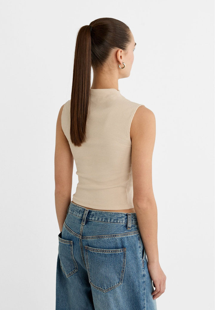 Moudda STRADIVARIUS - T-Shirt Regular Mini Encolure S/M - Tunisie 5