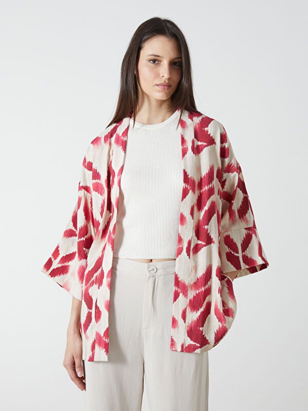 Moudda LC Waikiki - Kimono en tissu pour Femme - Tunisie 1