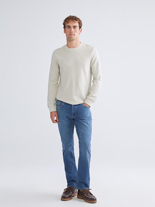 Moudda LC Waikiki - Sweatshirt jersey basique Homme Pierre - Tunisie 2