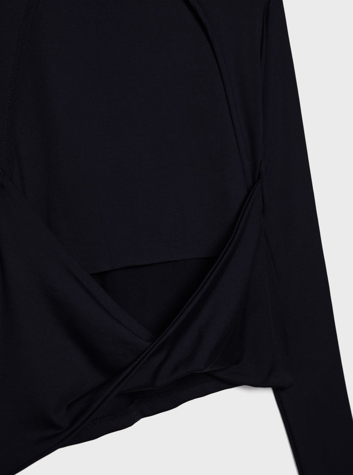 Moudda STRADIVARIUS - T-Shirt Cropped Manches longues Dos Nu - Tunisie 4