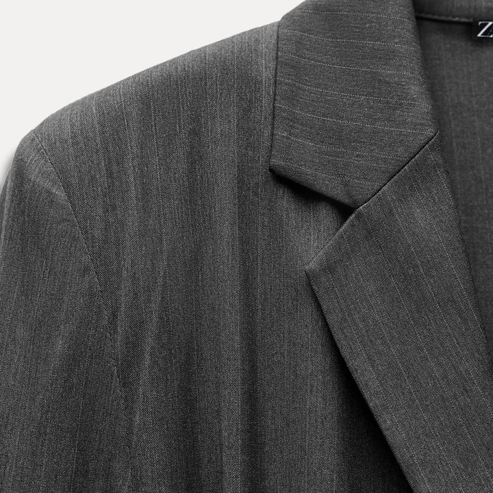 Moudda ZARA - Veste rayée diplomate détail chemise - Tunisie 3