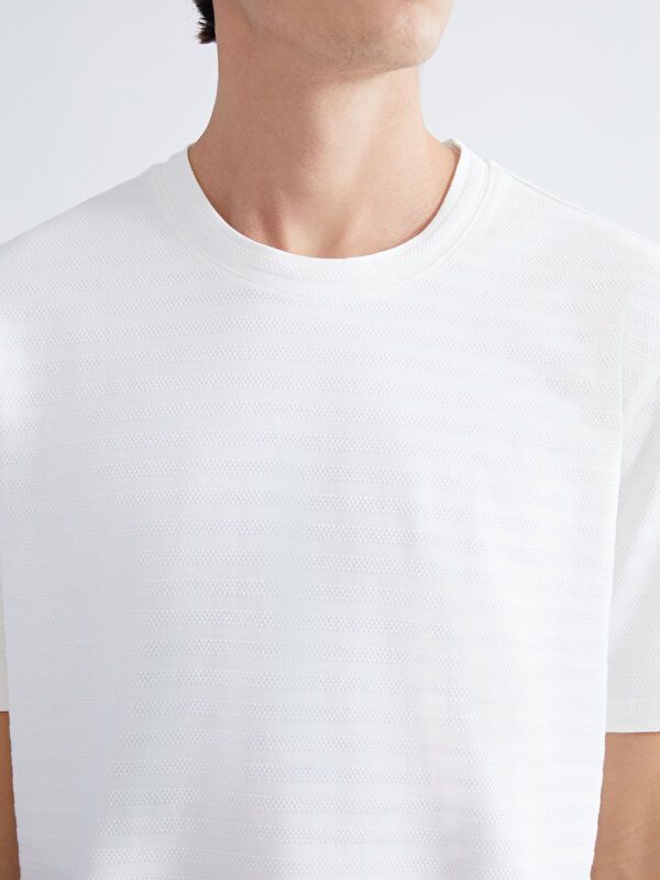Moudda LC Waikiki - T-shirt basique manches courtes en jersey - Tunisie 3