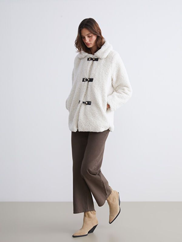 Moudda LC Waikiki - Manteau aspect laine pour Femmes - Tunisie 2