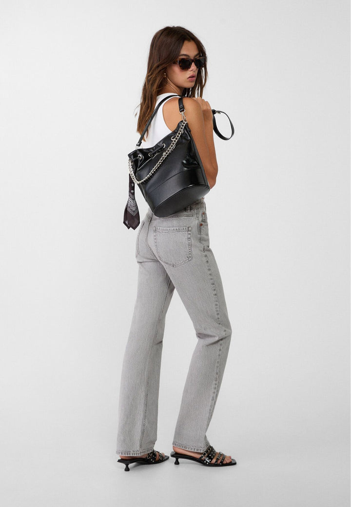 Moudda STRADIVARIUS - Sac Seau Souple avec Chaîne - Tunisie 3