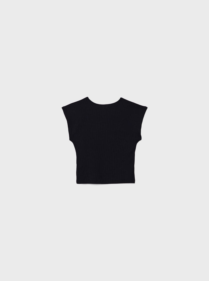Moudda STRADIVARIUS - T-Shirt Mini Manches avec Clous - Tunisie 3