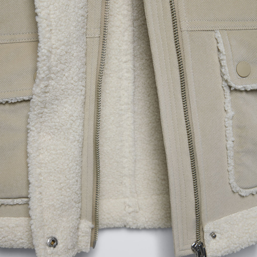 Moudda ZARA - Veste fille double face texture col fausse fourrure - Tunisie 5