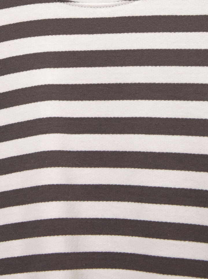 Moudda PULL & BEAR - Sweat Basique Côtelé Large Bas Rayures - Tunisie 2