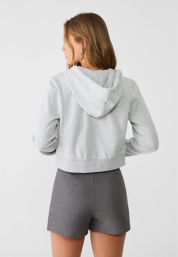Moudda STRADIVARIUS - Sweat Crop à Fermeture Basique - Tunisie 5