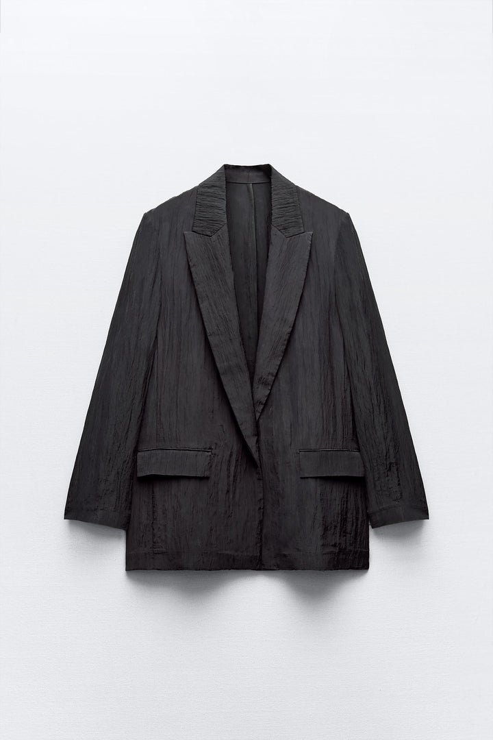 Blazer froissé déstructuré (Ensemble)
