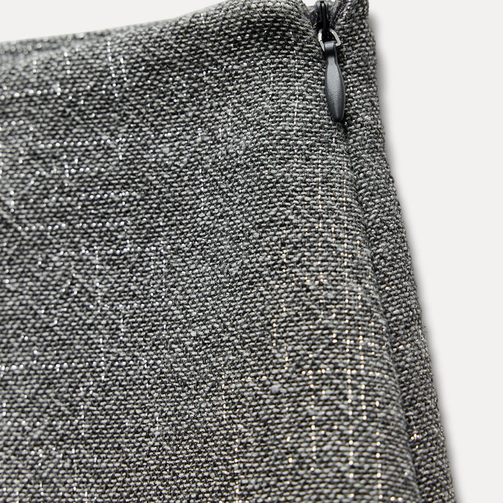 Moudda ZARA - Ensemble bermuda croisée, fil lurex, bouton argenté - Tunisie 3