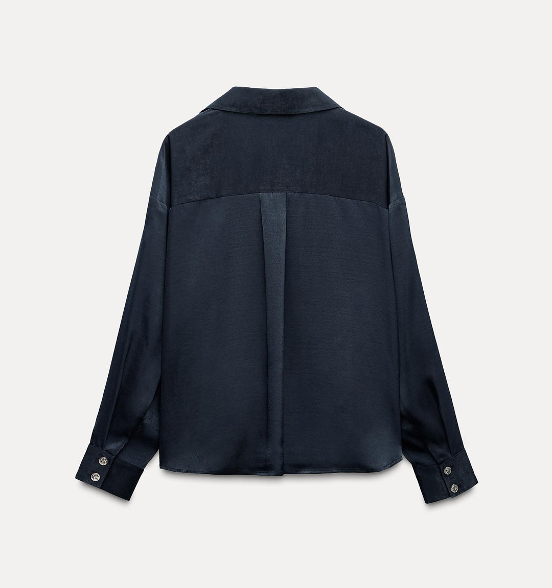 Moudda ZARA - Blouse Satinée à Nœud Bouton Doré - Tunisie 3