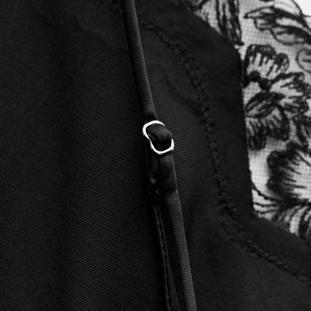 Moudda ZARA - Top bretelle satin col en V avec dentelle - Tunisie 4