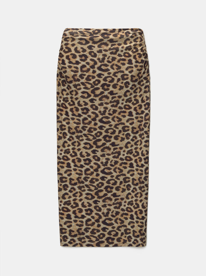 Moudda PULL & BEAR - Jupe Midi Léopard - Tunisie 1