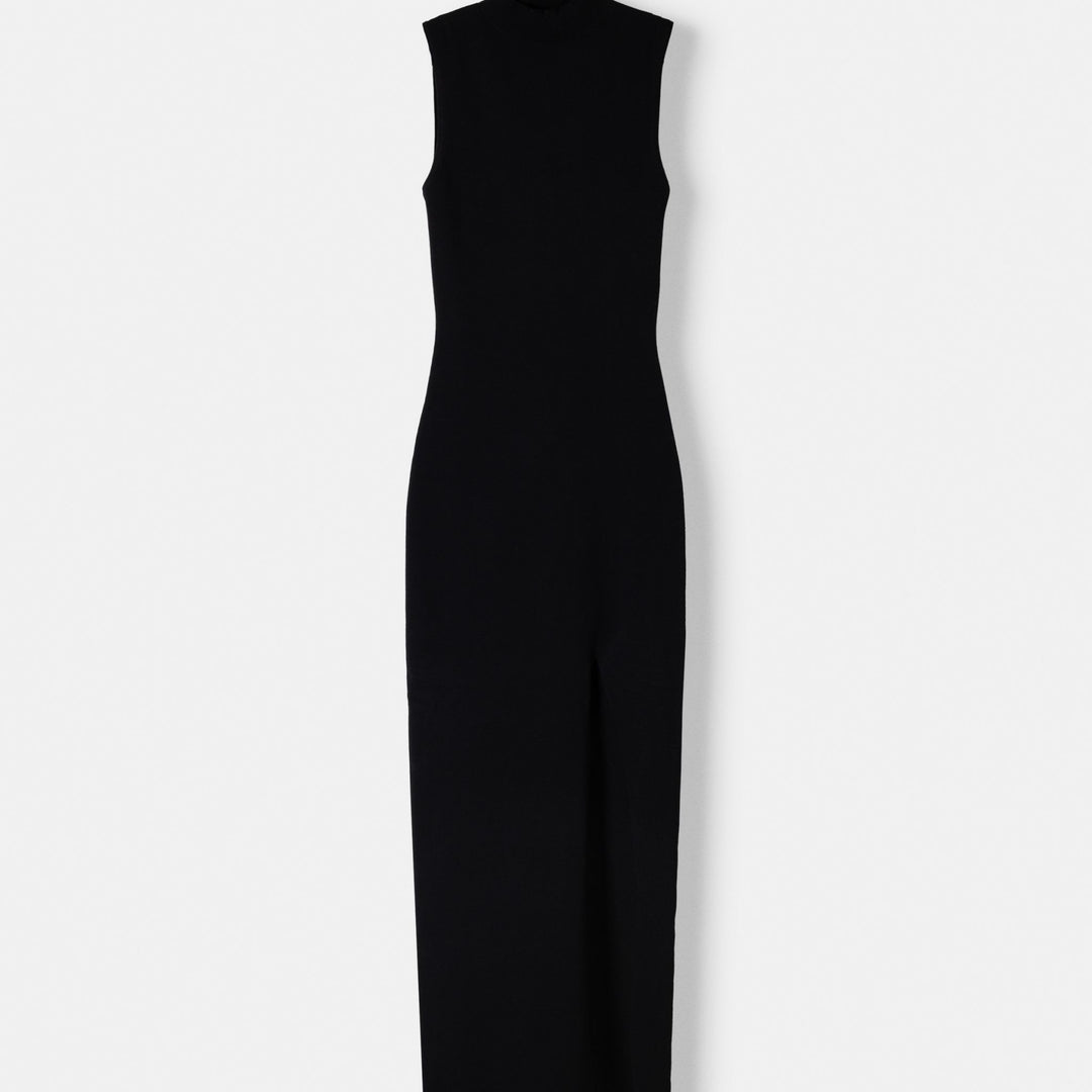 Moudda BERSHKA - Robe mi-longue col Perkins, maille unie - Tunisie 1