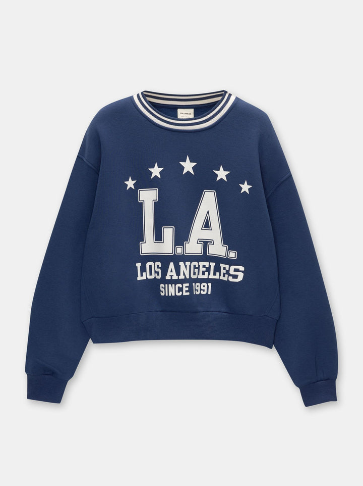 Moudda PULL & BEAR - Sweat Graphique Côtelé Rayure Contraste - Tunisie 2