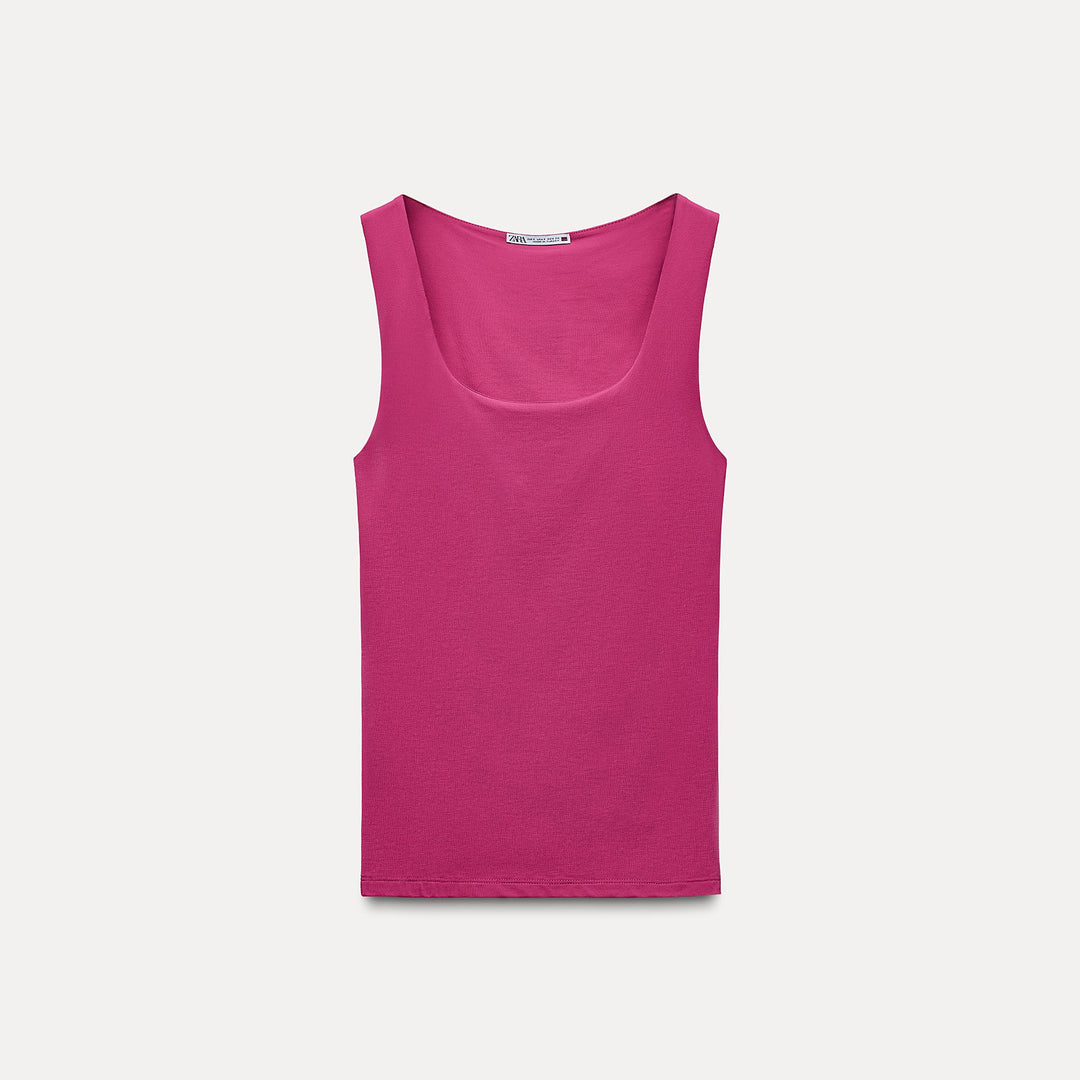 Moudda ZARA - T-shirt polyamide bretelles larges - Tunisie 1