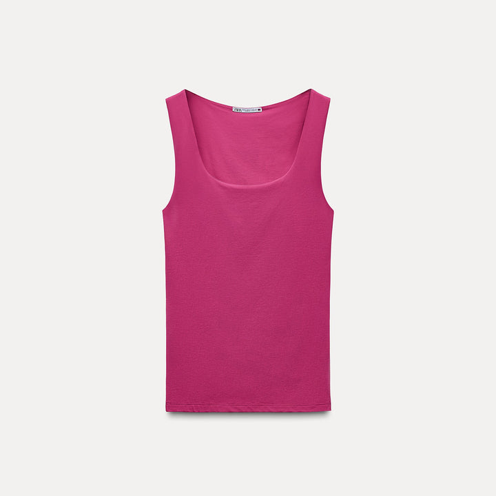 Moudda ZARA - T-shirt polyamide bretelles larges - Tunisie 1