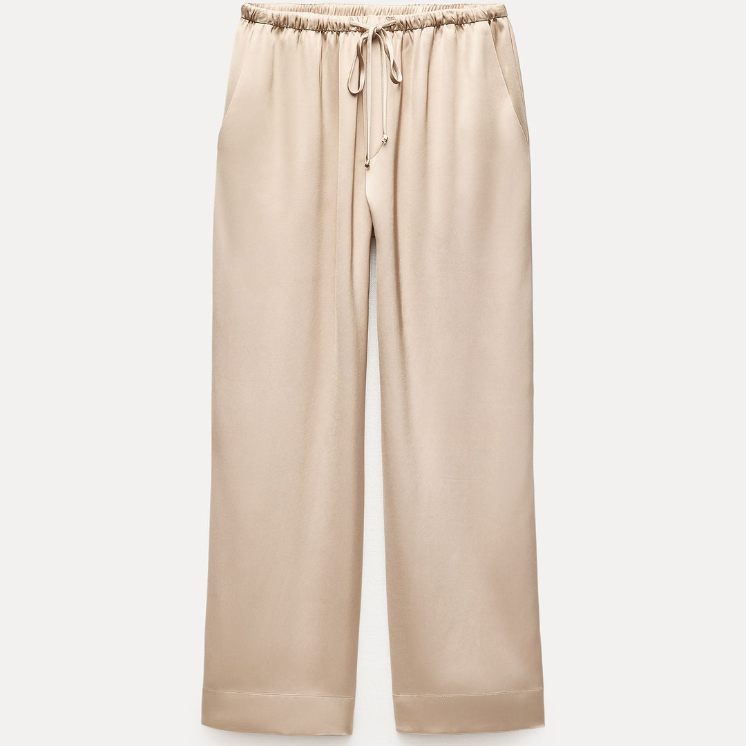 Moudda ZARA - Set pantalon pyjama satin - Tunisie 2