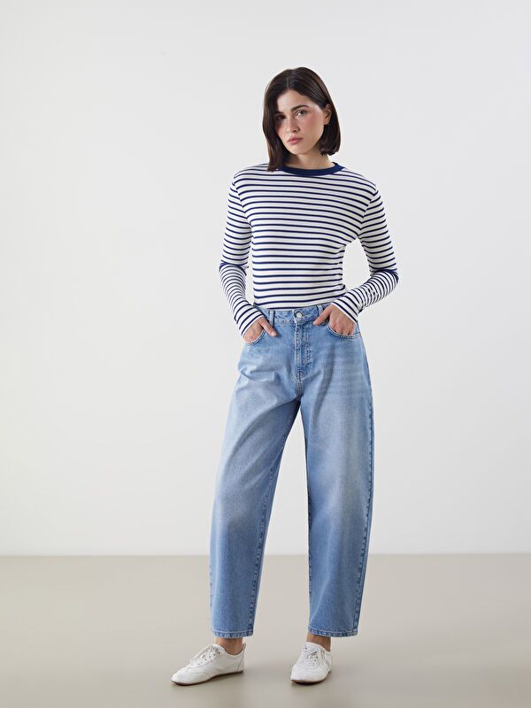 Moudda LC Waikiki - pantalon tissé en jean pour Femmes - Tunisie 1