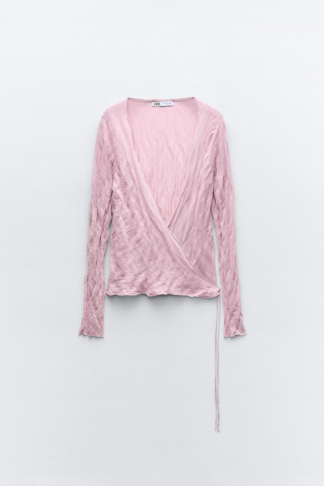 Veste croisée en maille fine (Ensemble)