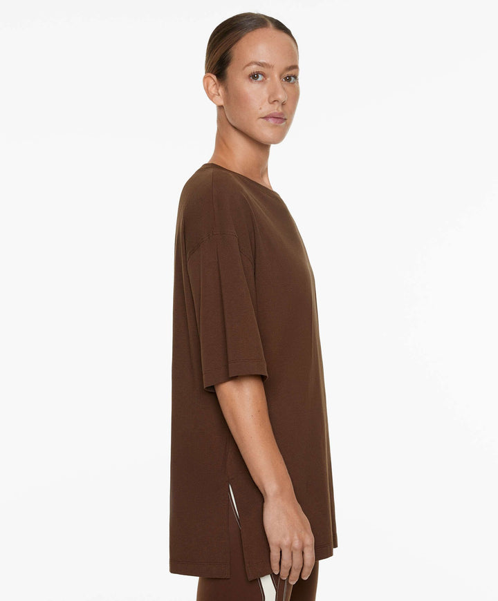 Moudda Oysho - T-Shirt Long Coton Élasthanne - Tunisie 4