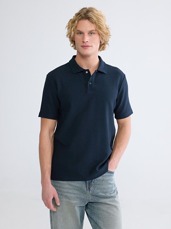 Moudda LC Waikiki - T-shirt col polo manches courtes en jersey - Tunisie 1
