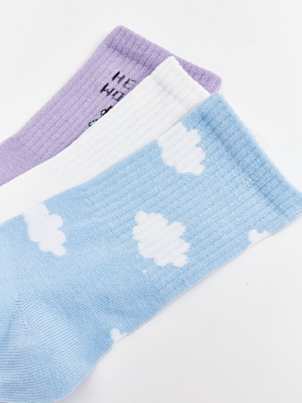 Moudda LC Waikiki - Chaussettes courtes Femme Bleu - Tunisie 4