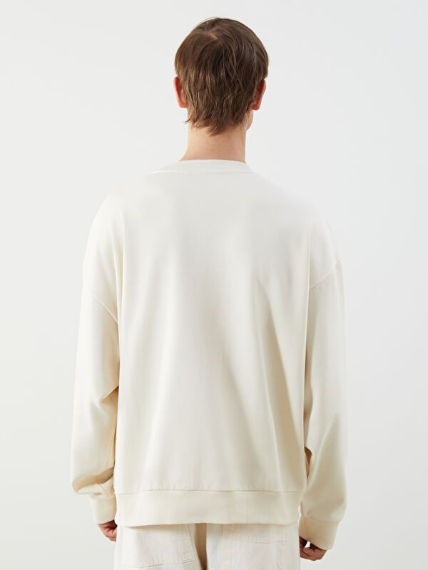 Moudda LC Waikiki - Sweatshirt en jersey Homme Beige pâle - Tunisie 4