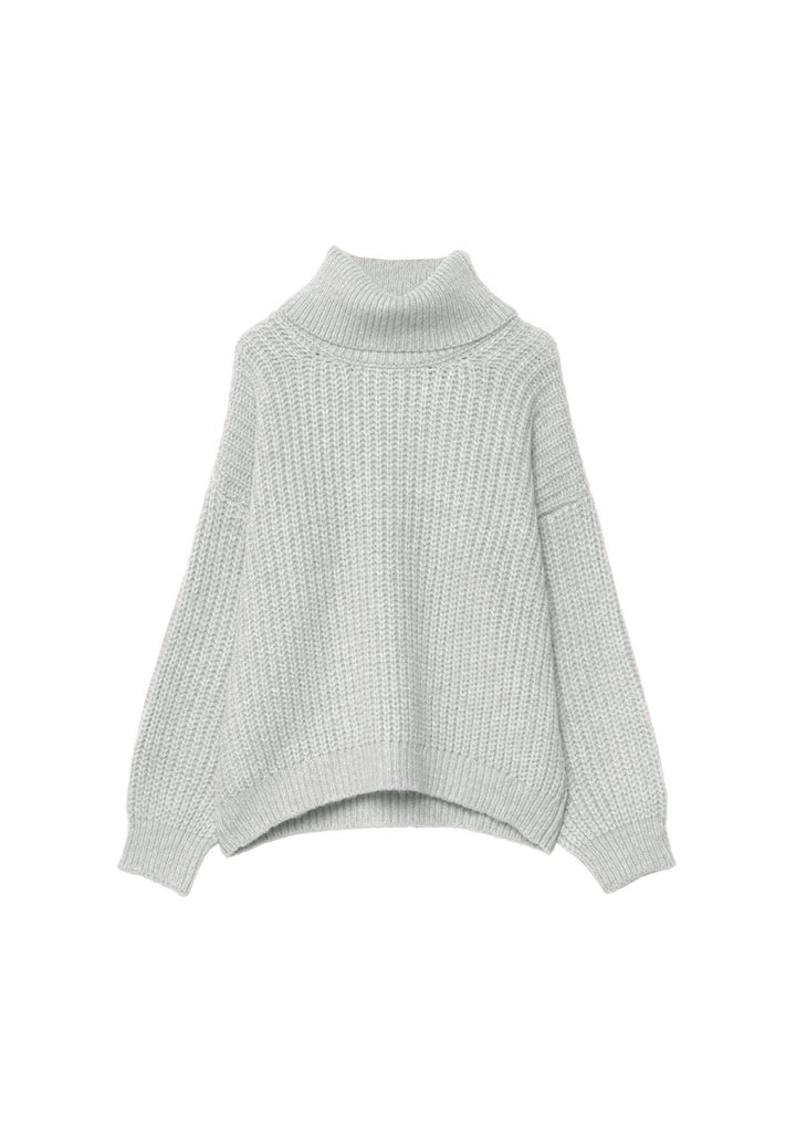 Moudda STRADIVARIUS - Pull en Maille Col Cygne Enfeutré Rib - Tunisie 1