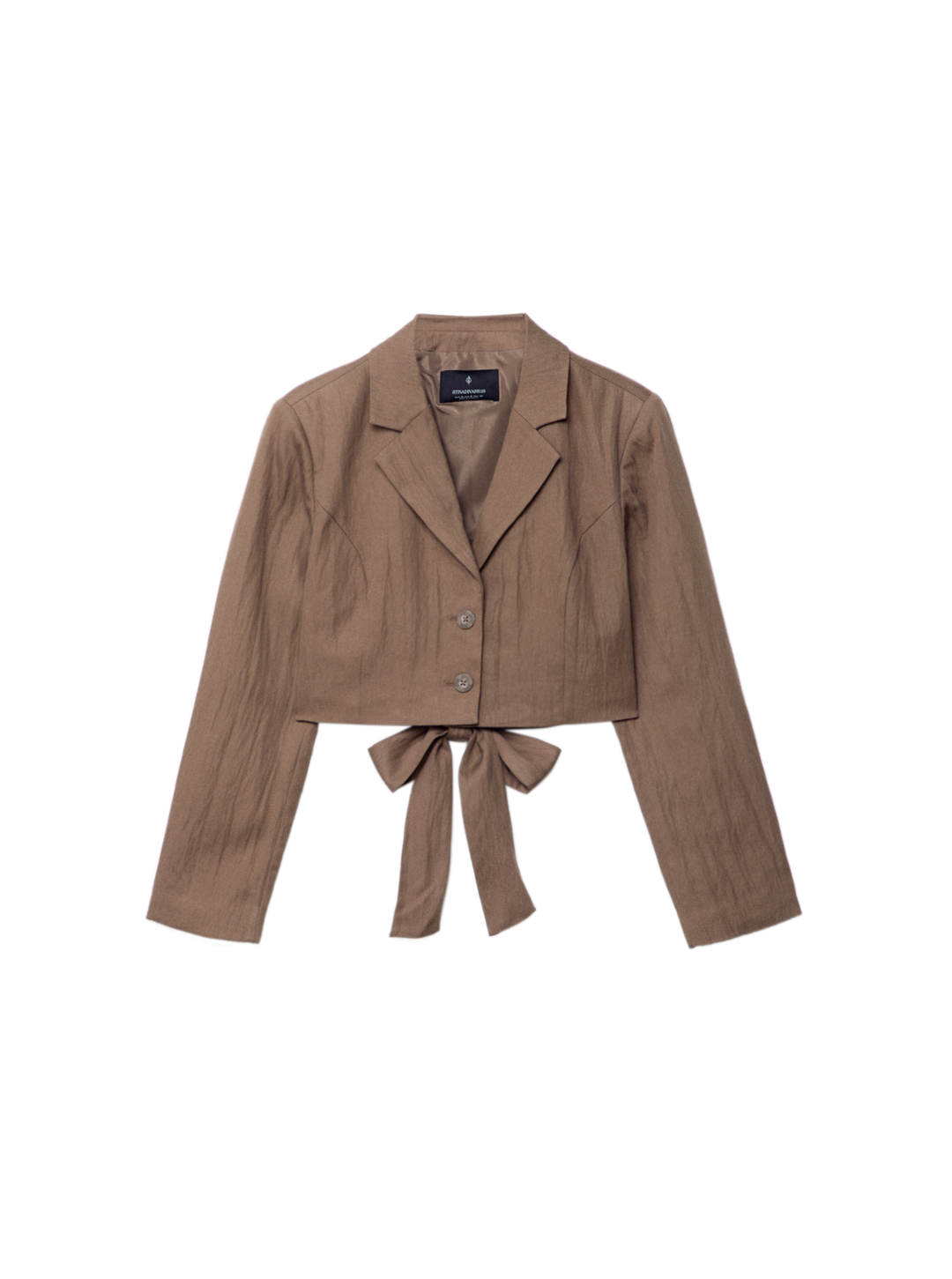 Moudda STRADIVARIUS - Blazer Crop avec Nœud - Tunisie 4