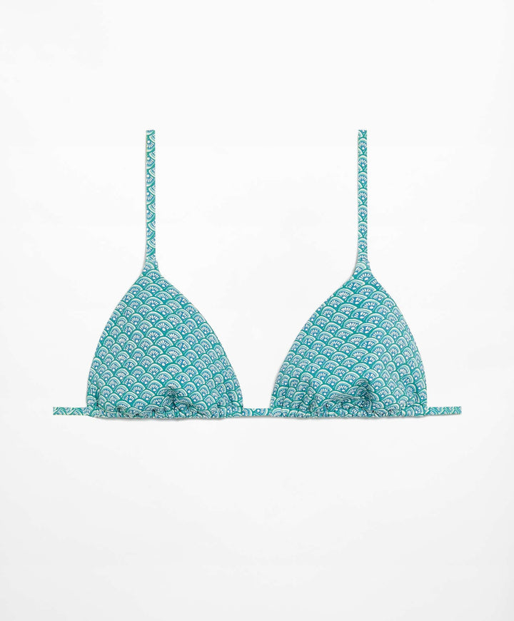 Moudda Oysho - Culotte Triangle Mousse Sans Armatures Sceau Turquoise - Tunisie 5